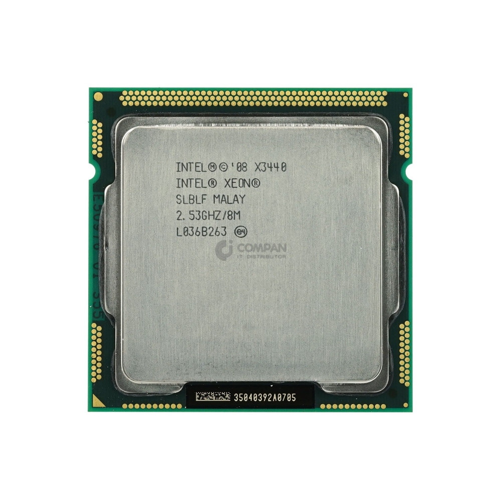 SLBLF INTEL XEON X3440 2.53GHZ 4-CORE 8MB L3 CACHE 95W LGA1156